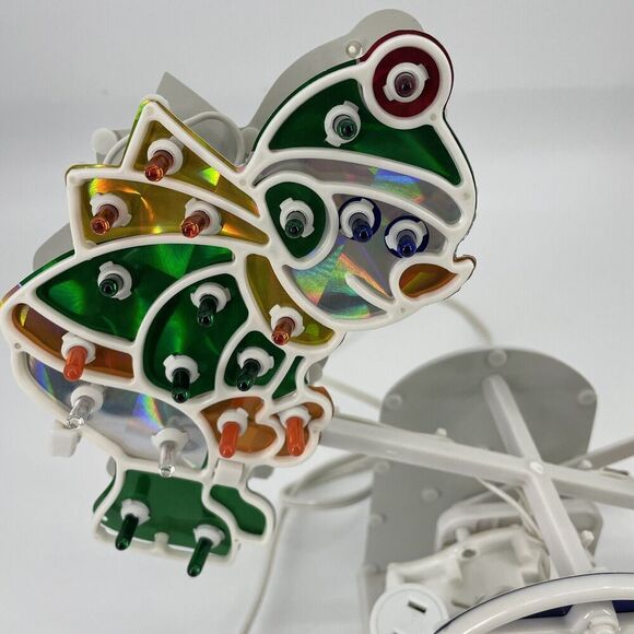 Vintage Christmas Santa Snowman Light Up See Saw Decor INDOOR Motorized - Picture 4 of 13